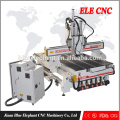 Automatic mdf door making machine with multi heads for door holes making